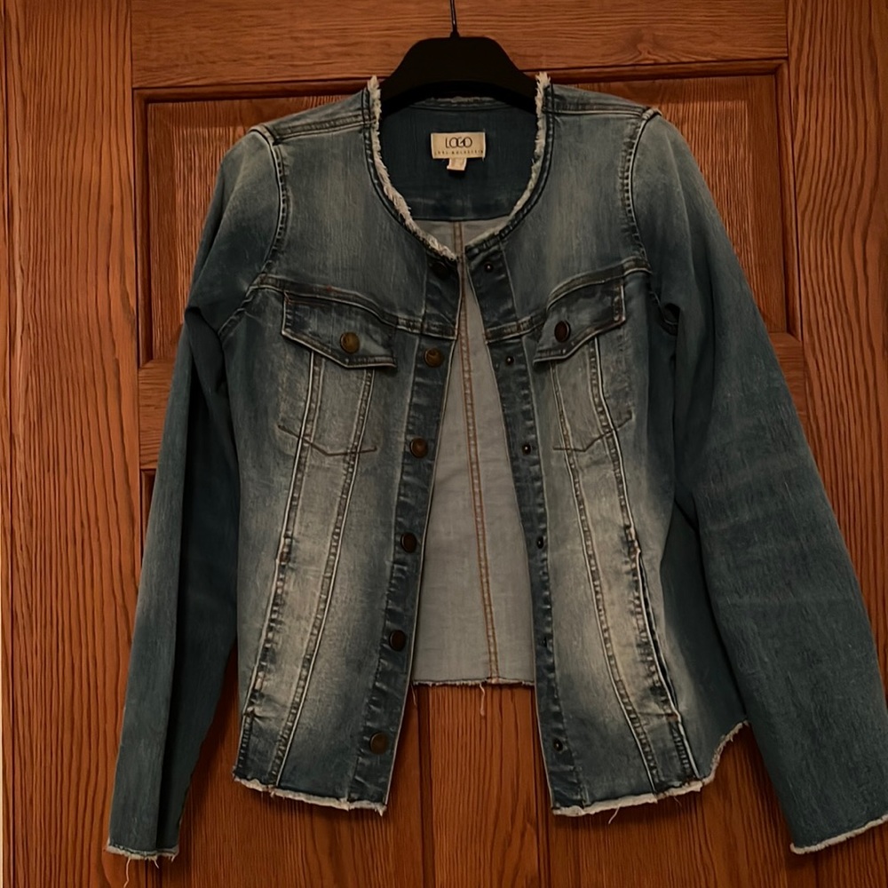 LOGO by Lori Goldstein Denim jacket